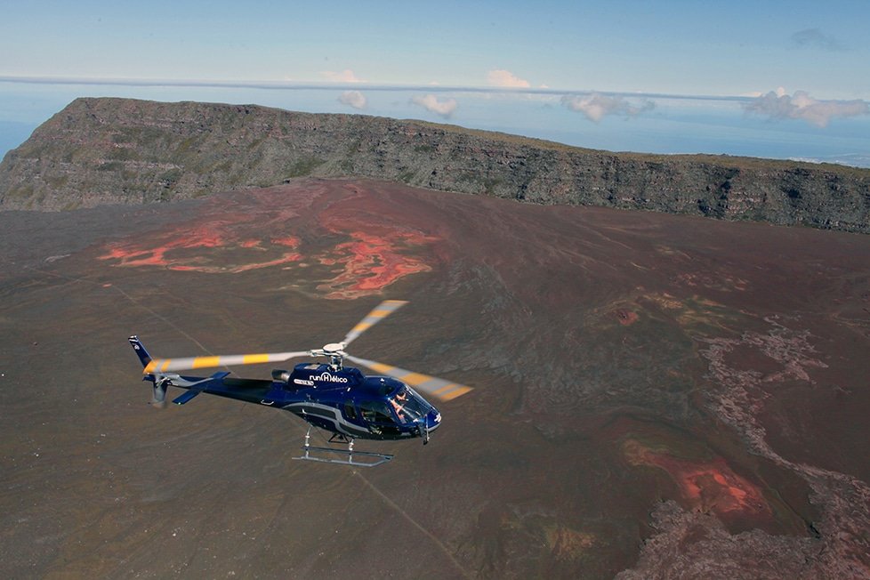 circuit les 3 cirques de la réunion en hélicoptère