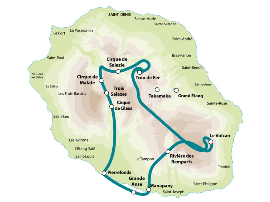 circuit le complet en hélico réunion